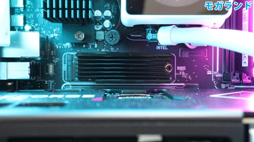 ストレージのヒートシンク