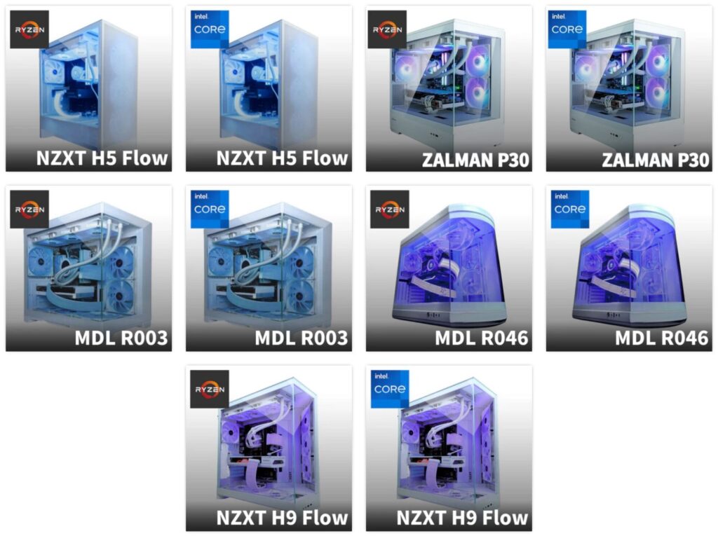 ピラーレスモデル（白色）