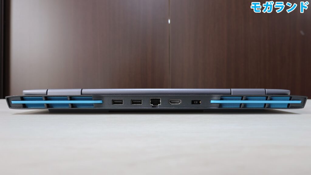 背面のインターフェース