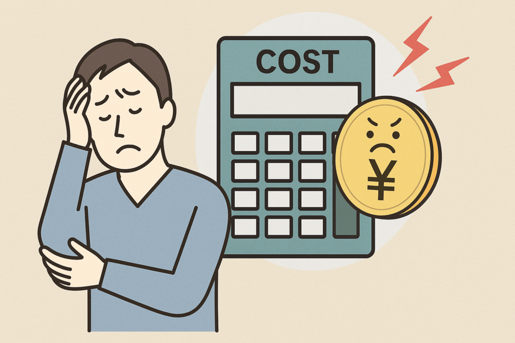 コストパフォーマンスが悪い