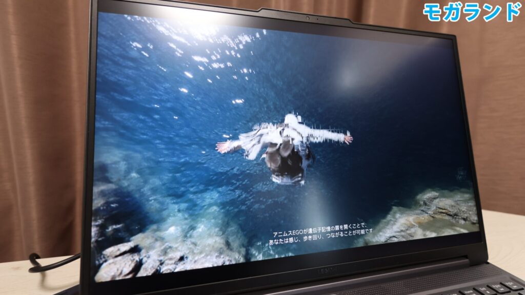 165Hz駆動の16型WQXGA（2560x1600ドット） IPS液晶を採用