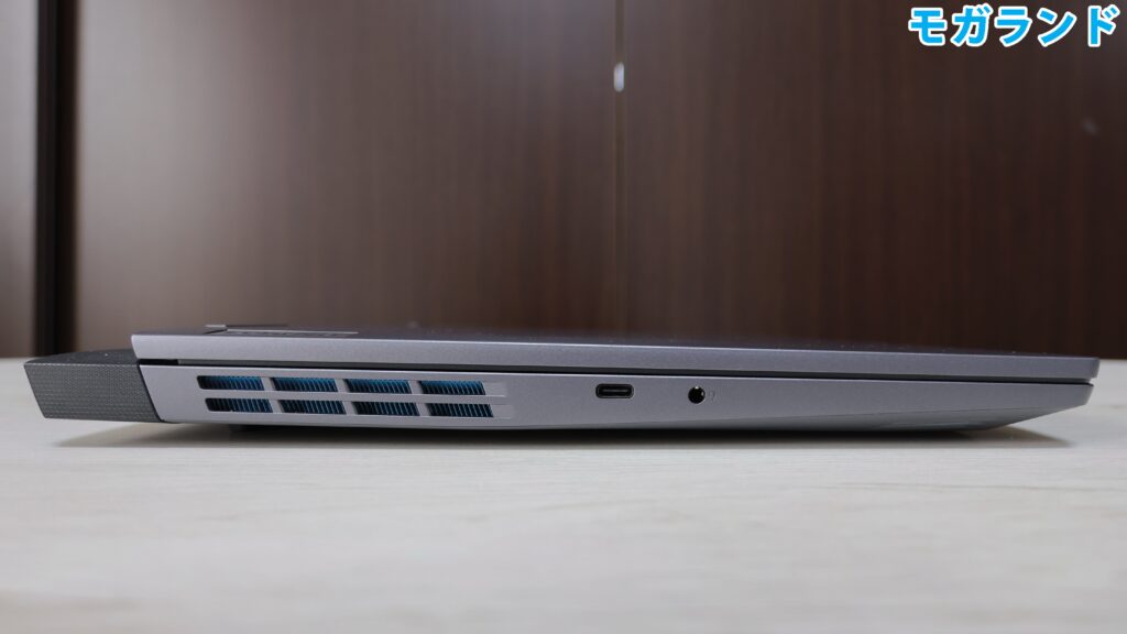 左側面のインターフェース