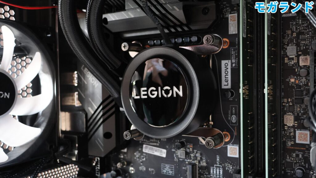 ポンプヘッドにはLEGIONのロゴ