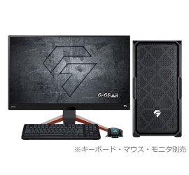 【TSUKUMO】G-GEAR プレミアムミドルタワー GE7A-H254/BH