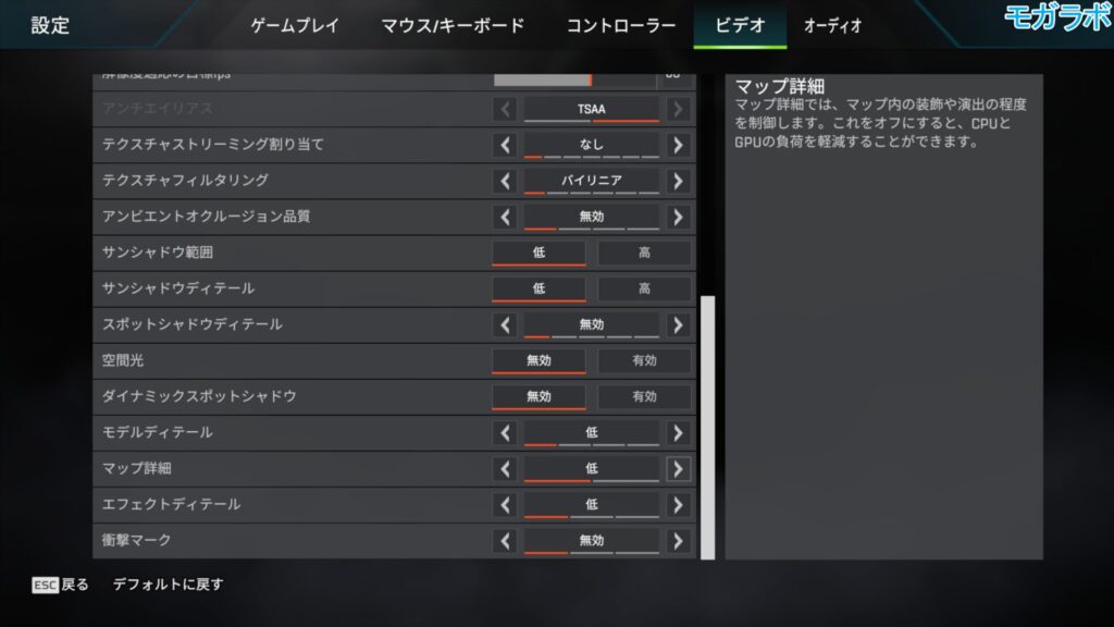 Apex Legendsのグラフィック性能
