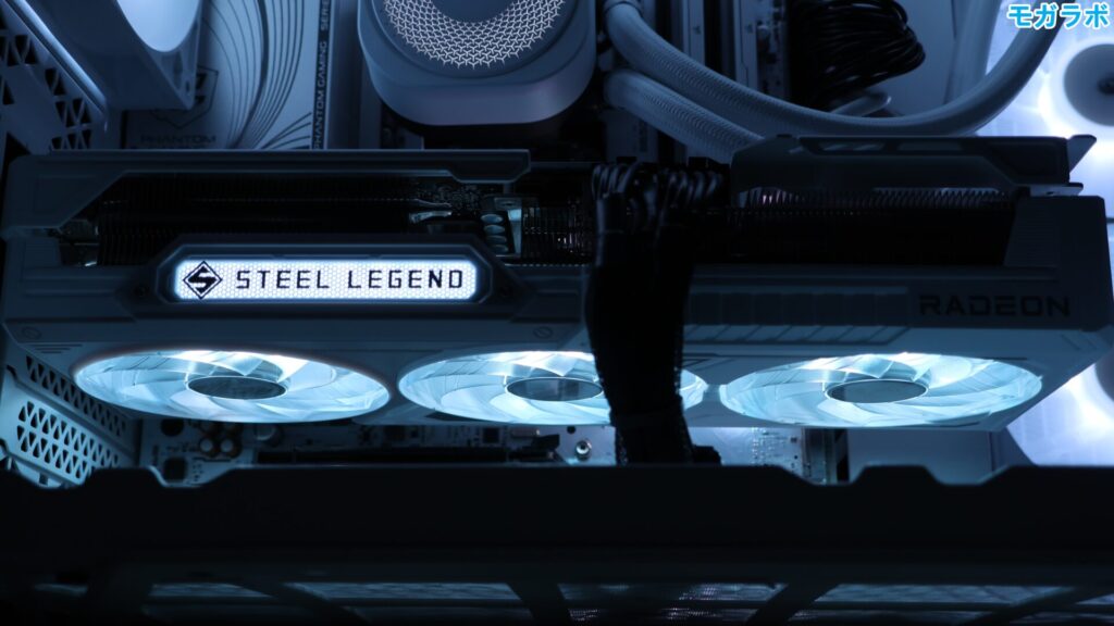 ビデオカードが光る